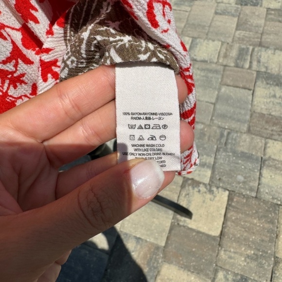 EUC! Really beautiful! Free People Red Bronze Gardenia Shorts Romper Long Sleeve - Picture 11 of 11